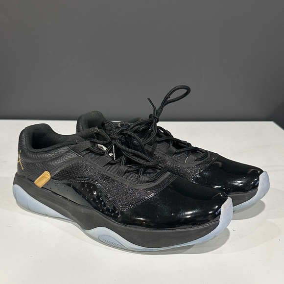 Jordan CMFT Black and Gold Athletic Sneakers 11.5